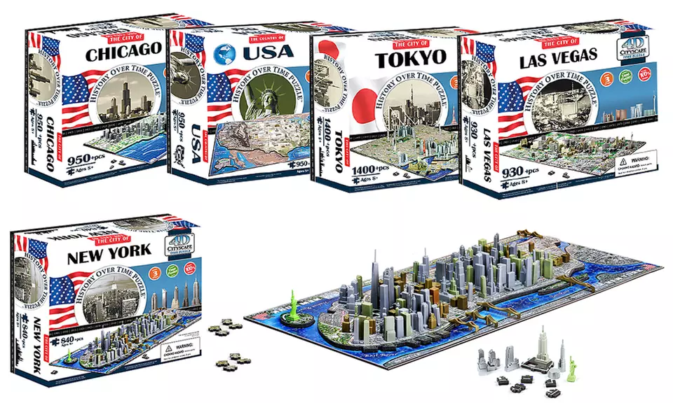 4D Cityscape Puzzle - Primary Image