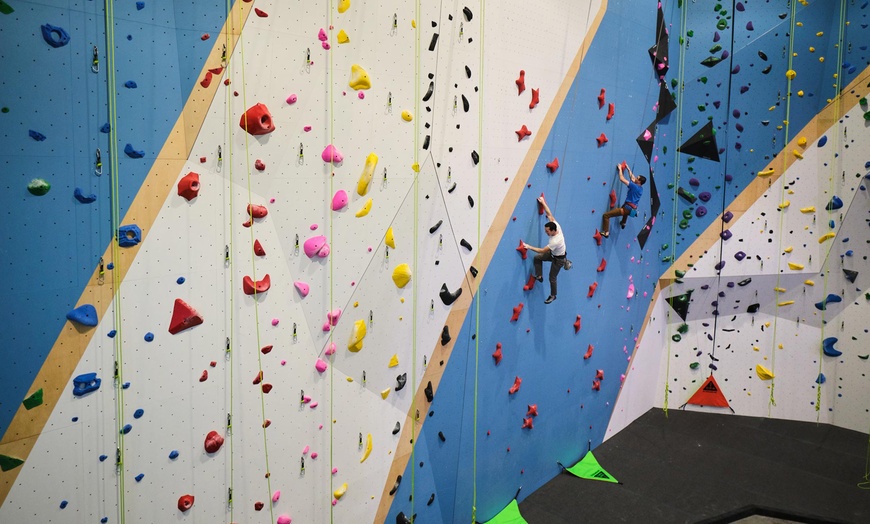 Image 1: Premium Access to 12,000 Sq. Ft. of Climbing, Fitness, Yoga, & More