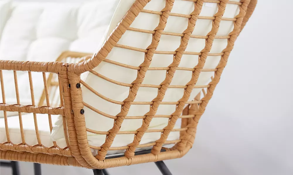 Salon de jardin Paita avec canapé, fauteuils et table basse par Kocoon