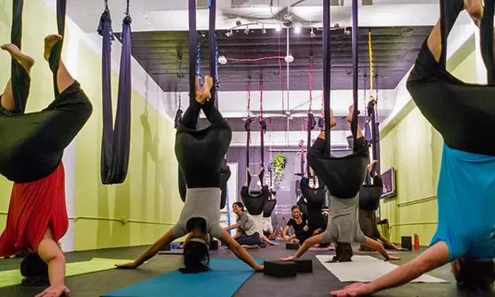 One, Three, or Five Aerial Yoga Classes at Aerial Yoga Houston (Up to 58% Off) - Primary Image