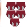 Image 9: 5er-Set Mid-Waist Menstruationsunterhosen 