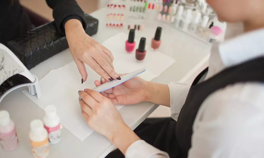 One Shellac Manicure, One Regular Pedicure, or Both at Natural Beauty Salon and Spa (Up to 46% Off) - Primary Image