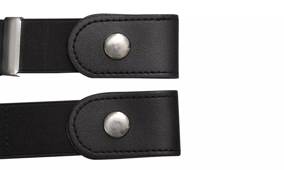 1x oder 2x schnallenloser, elastischer Gürtel