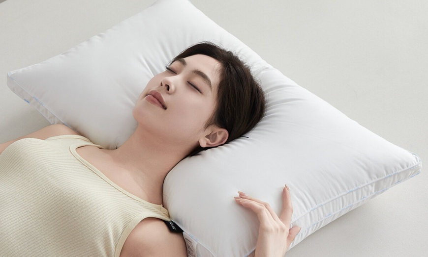 Image 3: Pure Cotton Luxury Hotel Pillow Duo
