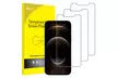 Screen Protector for iPhone X/XR/XS/XS Max, 11/12/13, Mini, Pro, Pro Max, 3-Pack - Second Medium