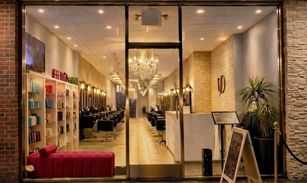 Deep Conditioning & Blowdry with Root Touch Up - Single Session - Valentino And Jet Hair Salon And Spa