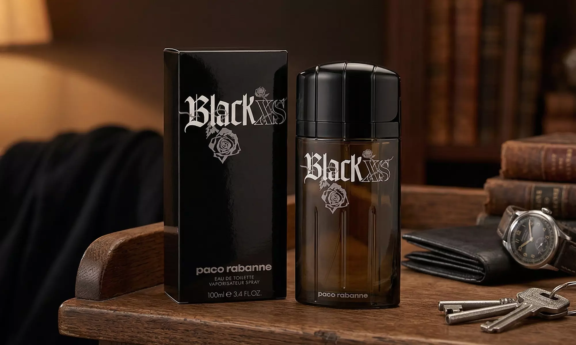 Paco Rabanne Xs Black Men  EDT Spray 3.4 Oz