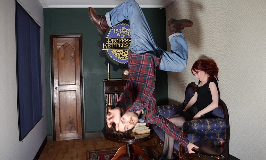 Image 2: One Adult, Child or Family ticket to the Puzzling World of Professor