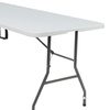 Image 2: Alivio Heavy Duty 6ft Folding Table, Durable and Portable Design
