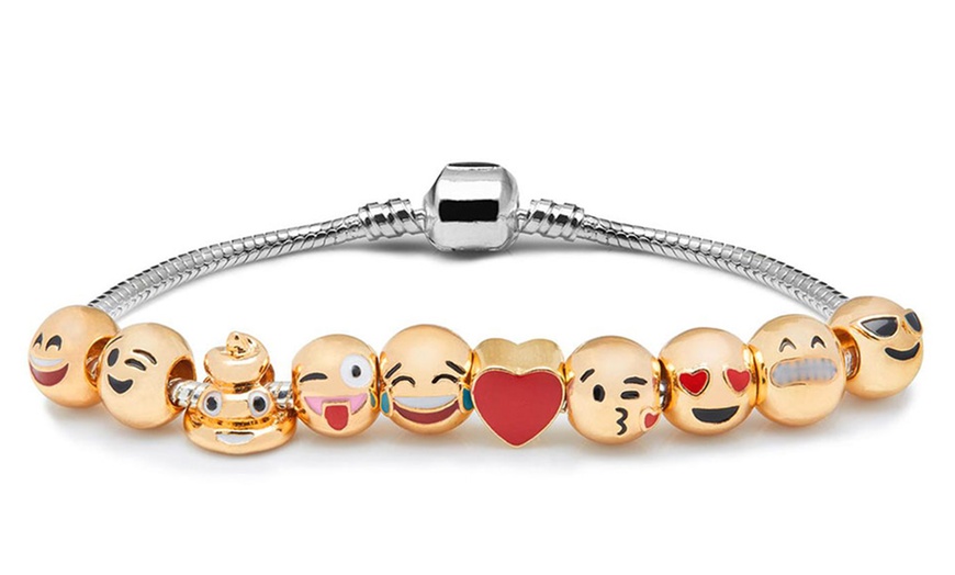 Image 6: Pulsera con 3, 5 o 10 emoji