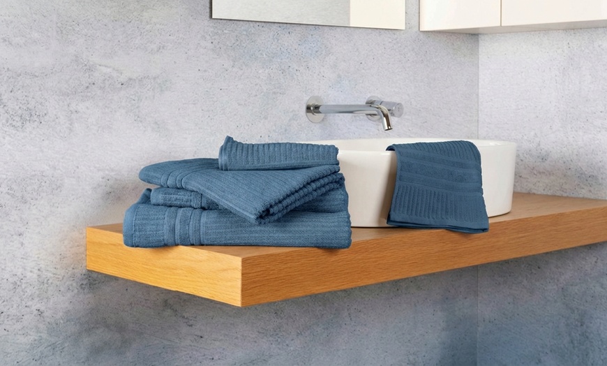 Image 12: Ensemble de 5 serviettes en coton