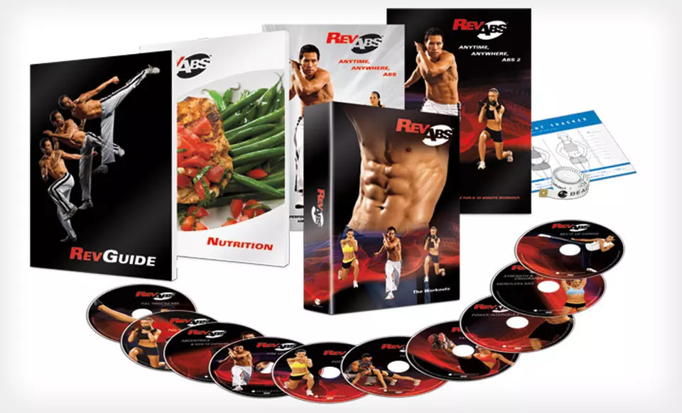 $29 for the RevAbs 90-Day Six-Pack Ab Solution DVD Workout Program ($89 List Price). Shipping Included.  - Primary Image