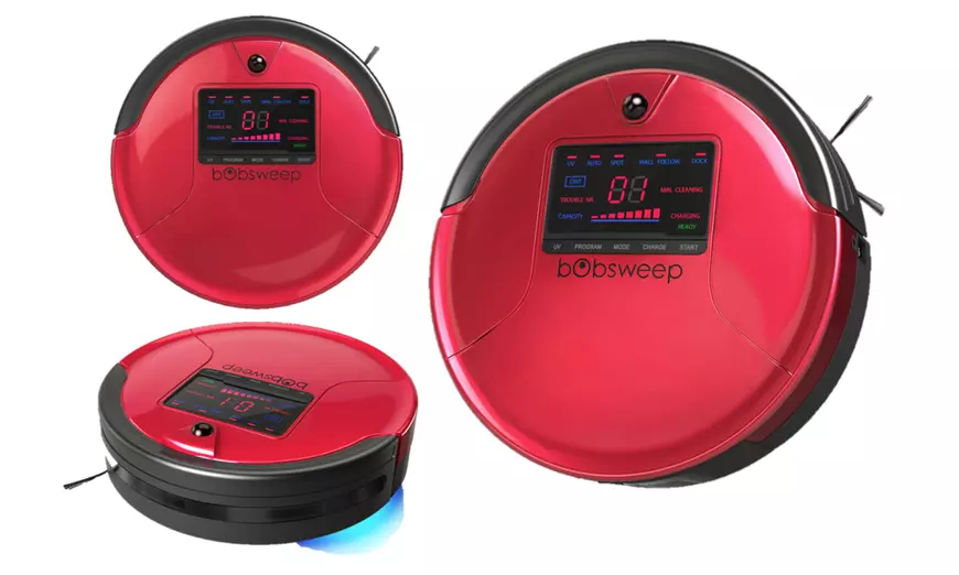 BObsweep PetHair Robot Vacuum Cleaner on sale and Mop - Red W/ Charger