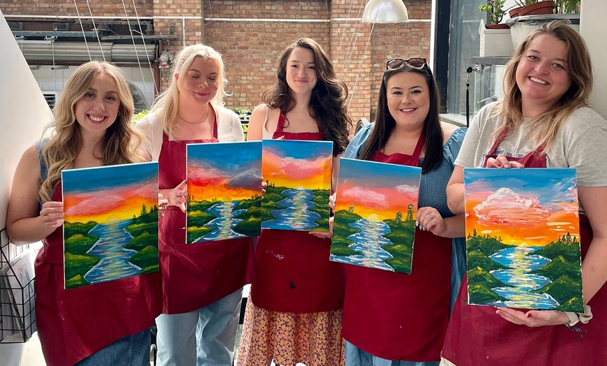 Image 9: Sip and Paint Extravaganza at Cosy Corner