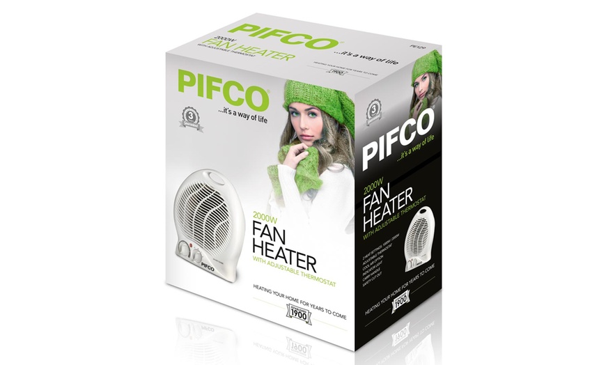 Image 3: Pifco 2000W Upright Fan Heater