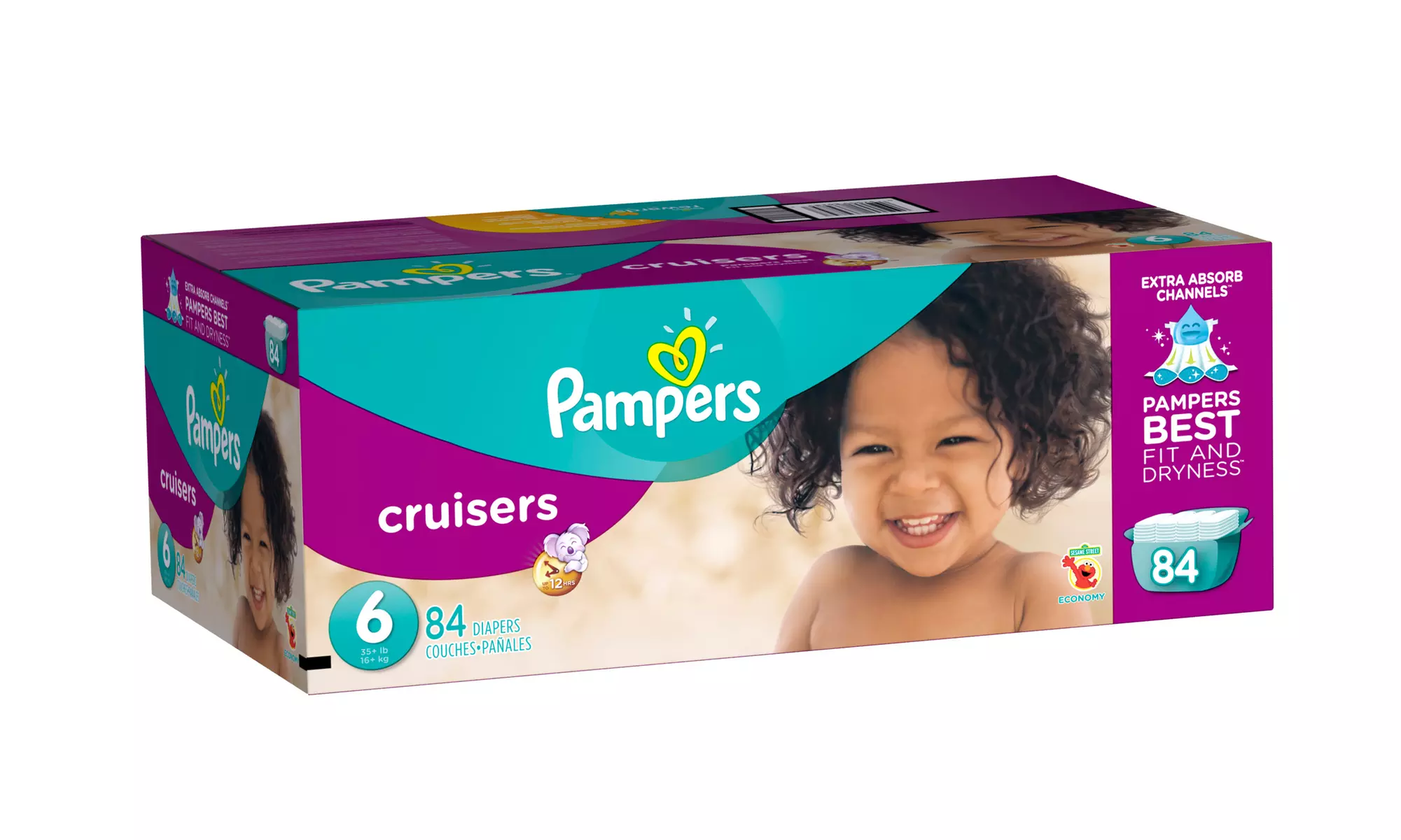 Pampers Cruisers Diapers (84–140ct.) - Second Medium