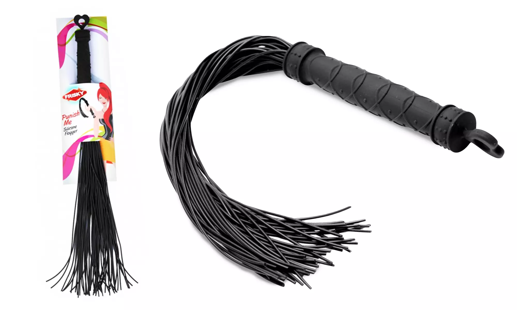 Punish Me Silicone Flogger - Primary Image