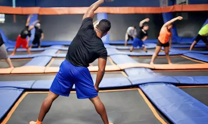 Ten SkyRobics Sessions at Sky Zone Indoor Trampoline Park (Up to 46% Off). Two Options Available. - Primary Image