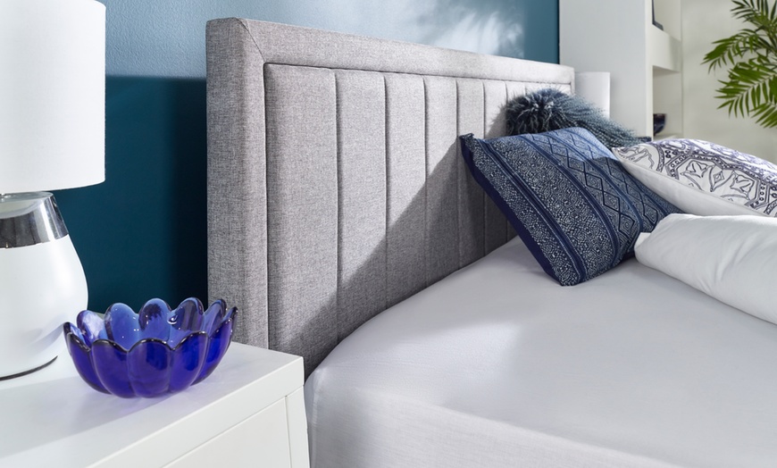 Image 6: Aspire Castleton Quilted Headboard Ottoman Bed