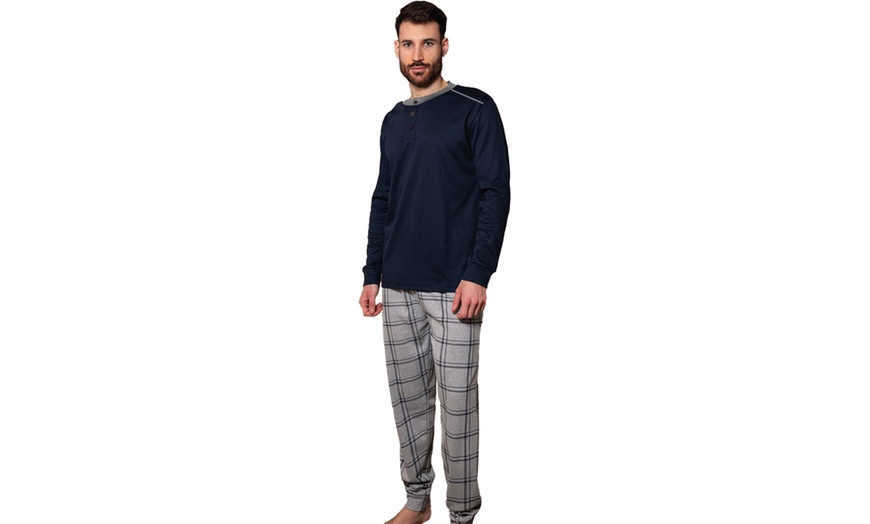 Image 3: Pyrex Herren-Winterpyjama