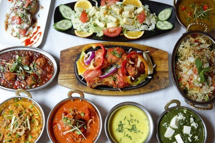 Für 1 Person: Indisches 3-Gänge-Menü mit Curry nach Wahl, Vor- und Nachspeise - Bollywood Bytes