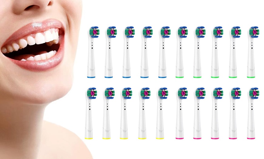Image 11: 20Pcs Brush Heads for OralB