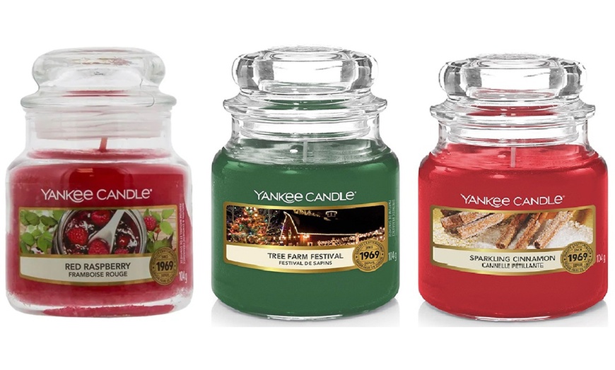 Image 2: Pack of Three Yankee Candle 104g Classic Small Jars