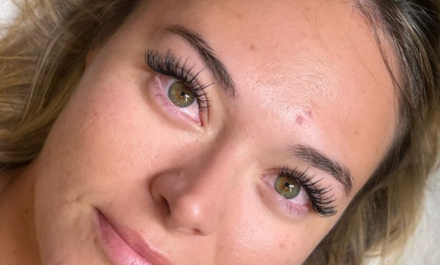 Image 2: Full Set of Classic Eyelash Extensions or 3D or 6D Volumes with Fill! 