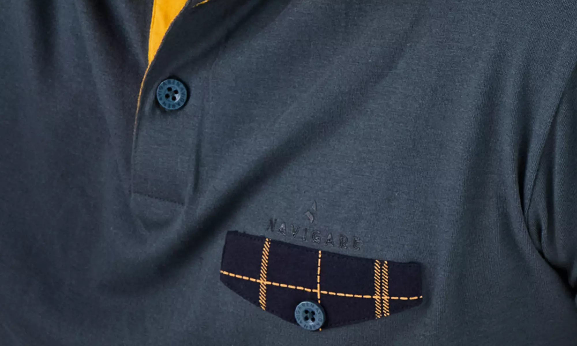 Navigare Herren-Pyjama aus Baumwolle