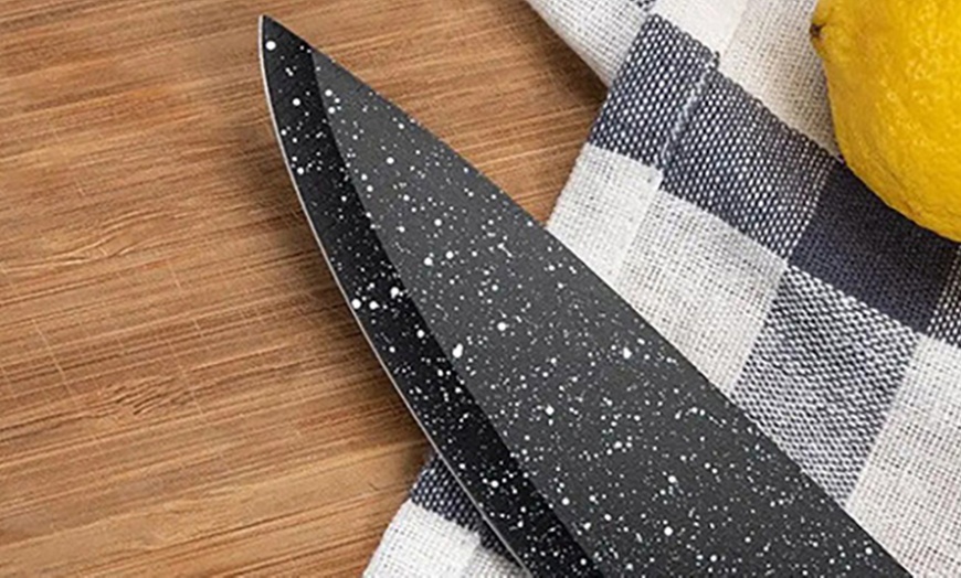 Image 4: Set di 6 coltelli da cucina in acciaio inox