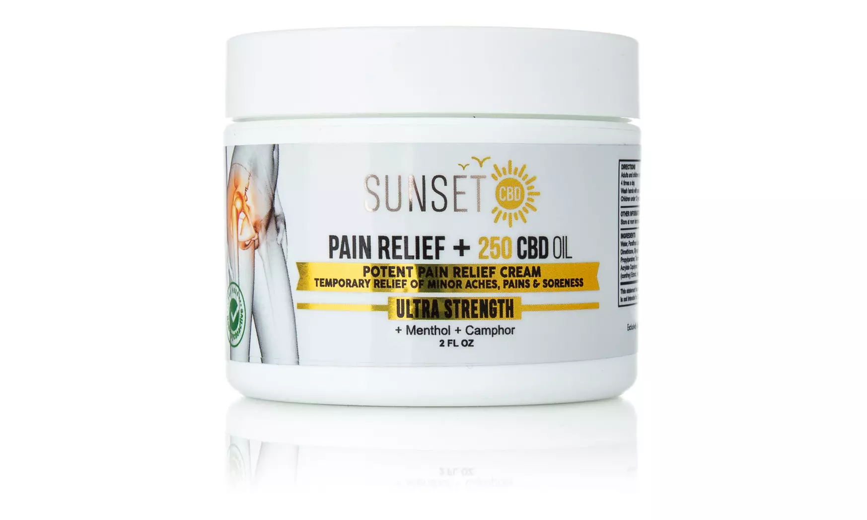 Potent CBD Pain Relief Creams from Sunset - 30 Plus Options - Groupon Exclusive!