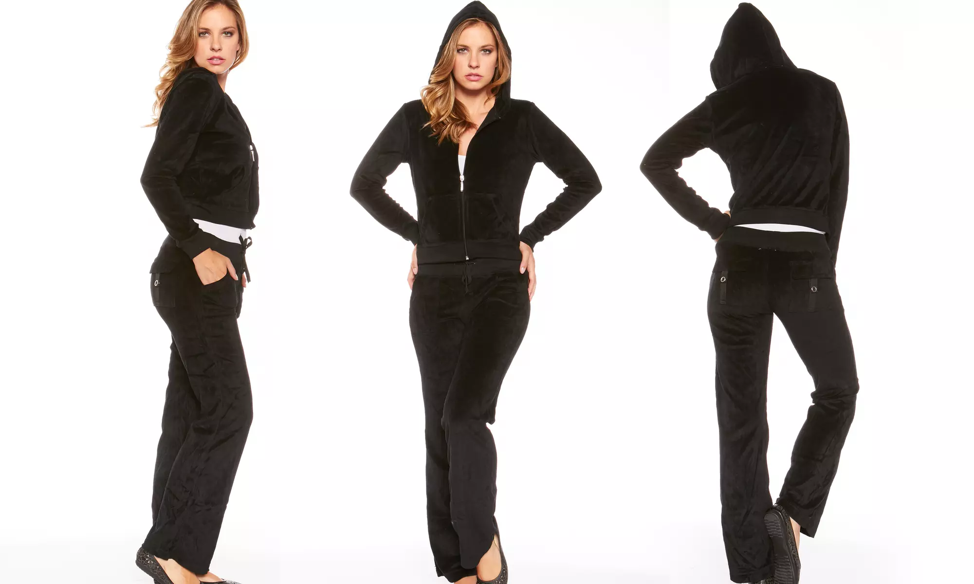 Women's Velour Loungewear Set (2-Piece) - Second Medium