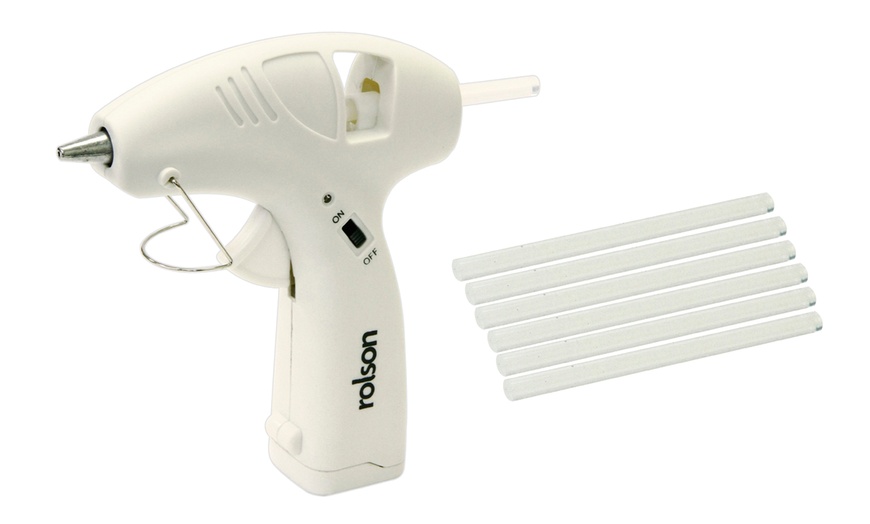 Image 1: Rolson 10W Cordless Glue Gun