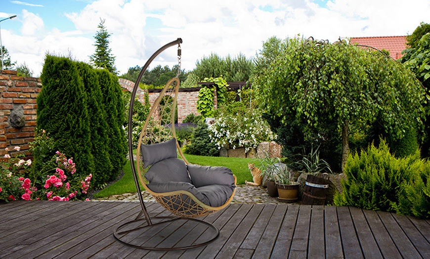 Image 22: Rattan-Hängesessel 