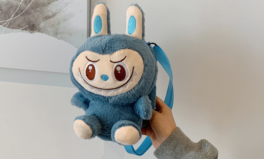 Image 7: Labubu Inspired Backpack or Crossbody Bag