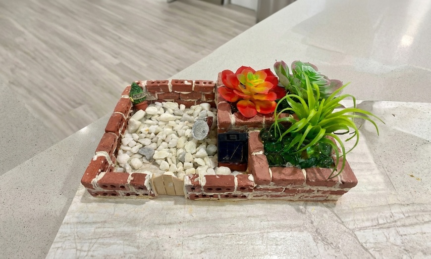 Image 6: Miniature Build Party Zen Garden/Wall Build (Up to 10 Participants)