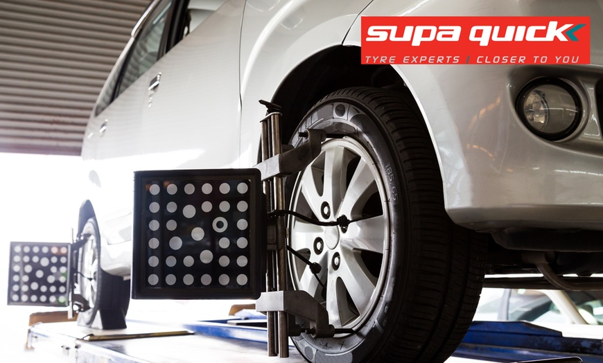 Image 1: Get Perfect Wheel Alignment with Balancing Options