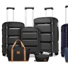 Image 9: Kono 5-Piece Suitcase Set; 20/24/28 Inch, Durable & TSA-Approved