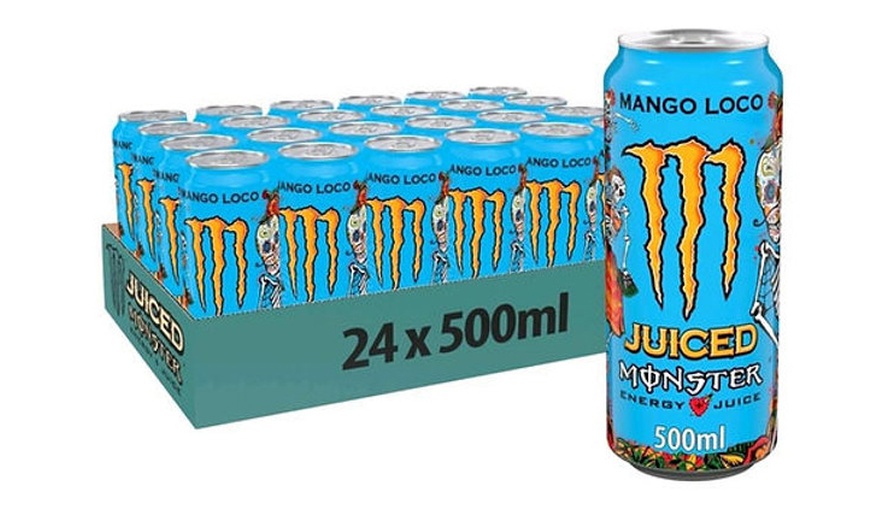 Image 1: Monster Energy Mango Loco - 24 Pack of 500ml Cans