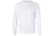 Men's Basic 100% Cotton Long Sleeve Crew Neck T-Shirt (S-3XL) - Second Medium