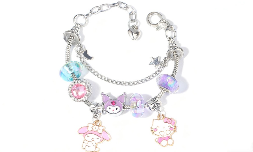 Image 5: Beaded Adjustable Anime-Inspired Bracelet