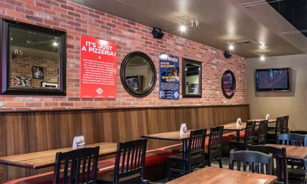 $25,$50, or $100 Spend on Food & Drinks or Choice of Pizza + Toppings