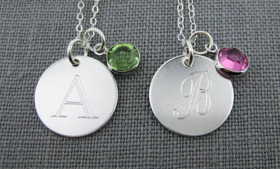 Personalized Sterling-Silver Initial Necklaces from JC Jewelry Design (Up to 69% Off). Three Options Available. - Primary Image