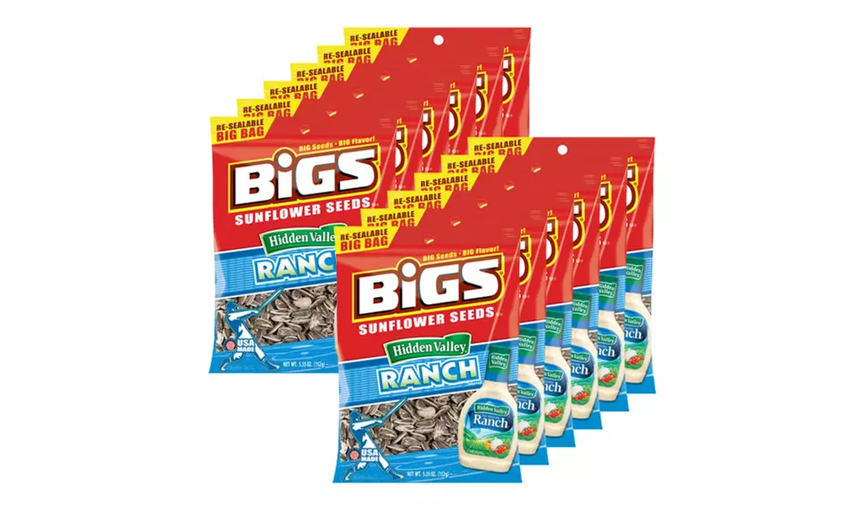 12-Pack of BIGS Sunflower Seeds. Multiple Flavors Available. - Second Medium