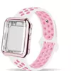 White Pink Band / Rose Gold Case