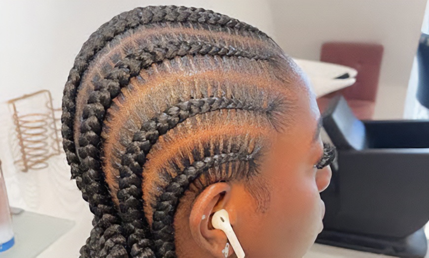 Image 4: Big, Medium or Small Braids with Hair Wash and Blow Dry