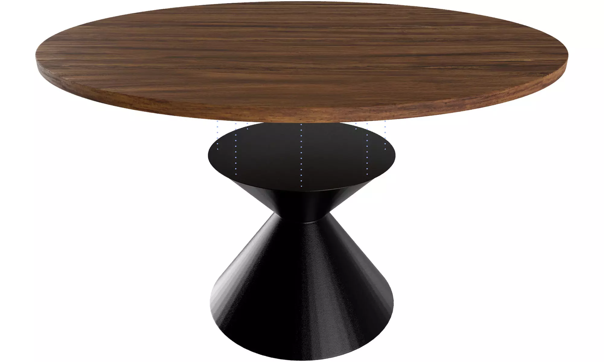 Table ronde fixe design de la marque Frankystar