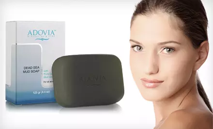 $15 for a Three-Pack of Adovia Dead Sea Mud Soap ($33 List Price) - Primary Image