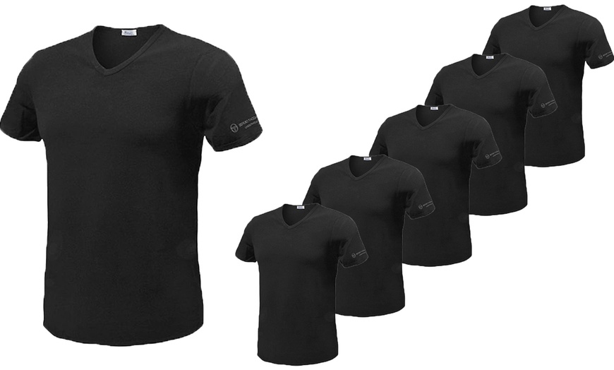 Image 13: 3x, 6x oder 12x Sergio Tacchini T-Shirt mit V-Ausschnitt für Herren