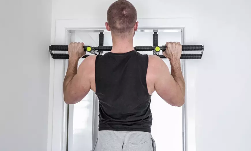 Image 1: PTP Adjustable Pull-Up Bar, Versatile Upper Body Training Tool